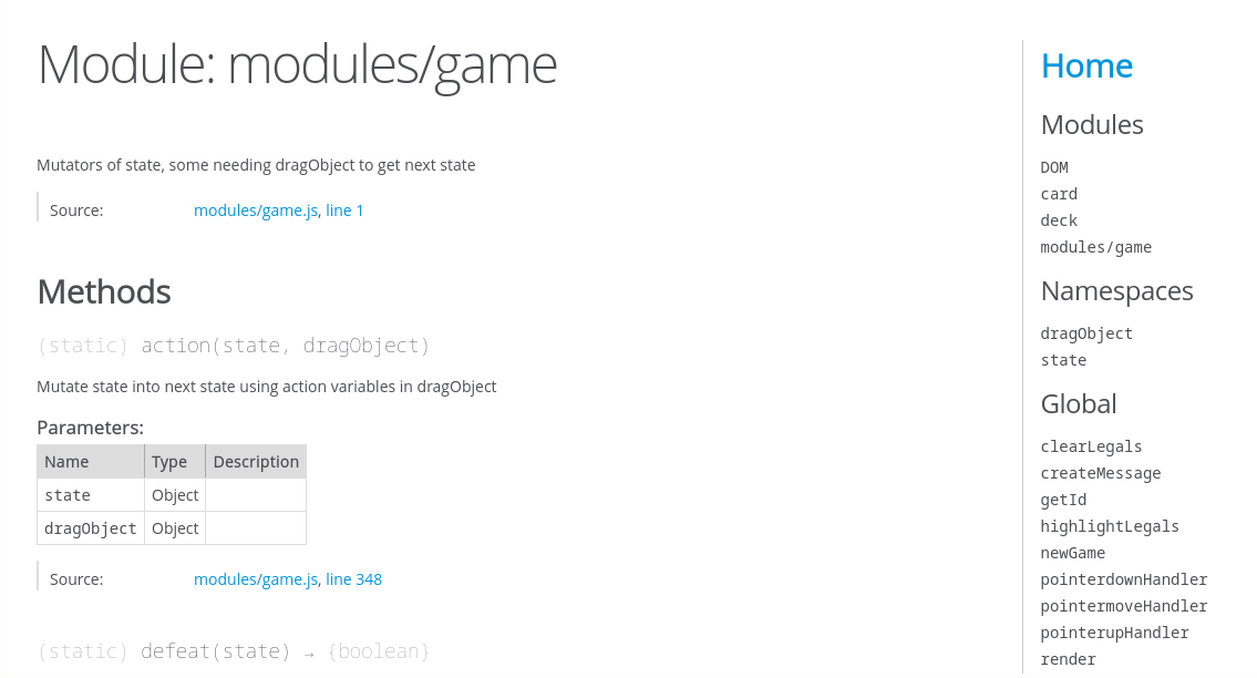 JSDoc separates modules and namespaces